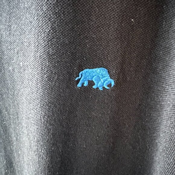Black Raging Bull XXL Men's Polo Shirt 100% Cotton Rare in the US! - Picture 6 of 8